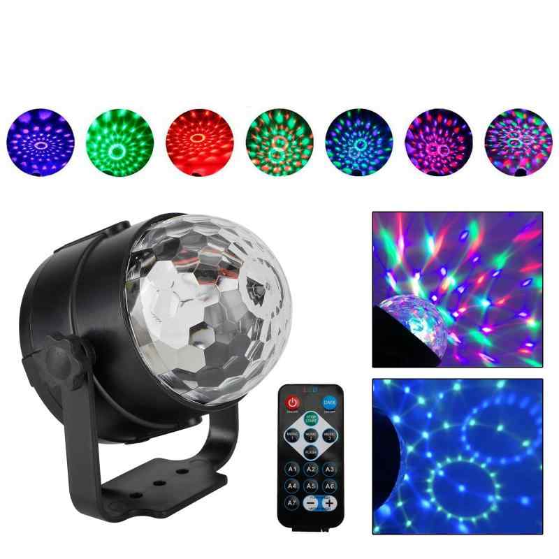 Frezon ミラーボール ディスコライト ステージライトRGB disco light ball 舞台照明 演出 誕生日 結婚式 パーティー KTV カラオケ バー照明 舞台ライト