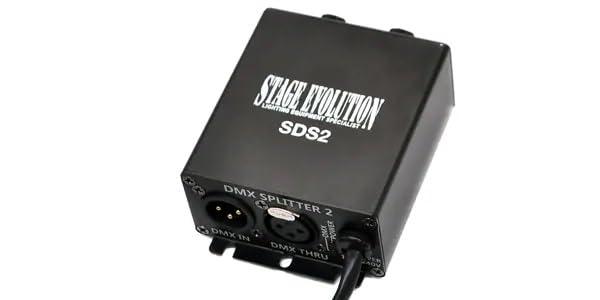 STAGE EVOLUTION (ステージエボリューション) DMX Splitter 手のひらサイズ 2系統のフォトアイソレート出力とTHRU端子を搭載 XLR入出力