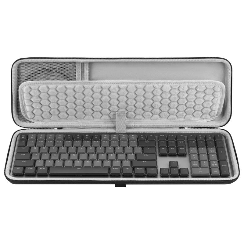 Geekria フルサイズ キーボードケース、ハードシェル トラベルキャリーバッグ、ロジクール Logicool MX メカニカル ワイヤレス イルミネーション パフォーマンス キーボード/ロジクール Logicool M