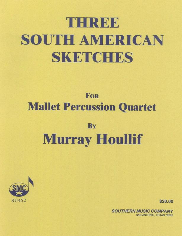 乐天商城 - 打楽器アンサンブル楽譜〈4重奏〉「THREE SOUTH AMERICAN SKETCHES」
