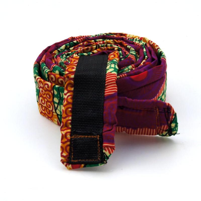 アフリキコ AFRIKICO ジャンベ ストラップ Djembe Strap ガーナ製 Made in Ghana (バックルなし without Buckle, アフリカン African) 501