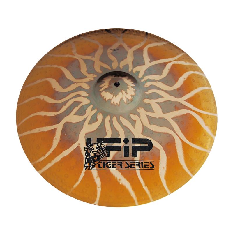 UFiP TIGER シリーズ ライドシンバル 20インチ TS-20RTIGER シリーズ 20インチ ライドシンバル直径:505mm、高さ:42mm、厚み:1mm重さ:2,430g (重さには、個体差があります。)