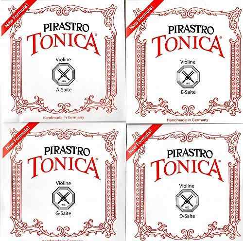 乐天商城 - バイオリン弦 PIRASTRO TONICA トニカ 4/4サイズ 4弦セット(E線: ボール#3127シルバリー)