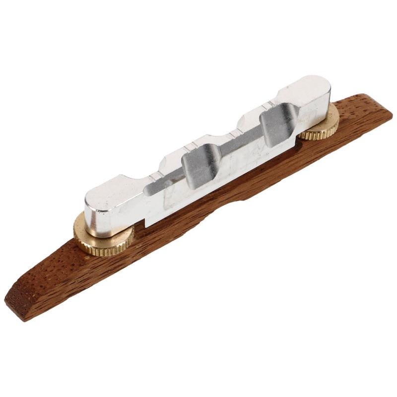 Abaodam Banjo Bridge, Wood Banjo Bridge Saddle, Durable Instrument Part, Banjo Instrument Accessory