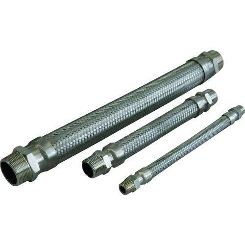 FTAP 袋ナット付溶接型フレキ 継手ステンレス オスXメス 15AX1000L FTAP-7015-1000-MF