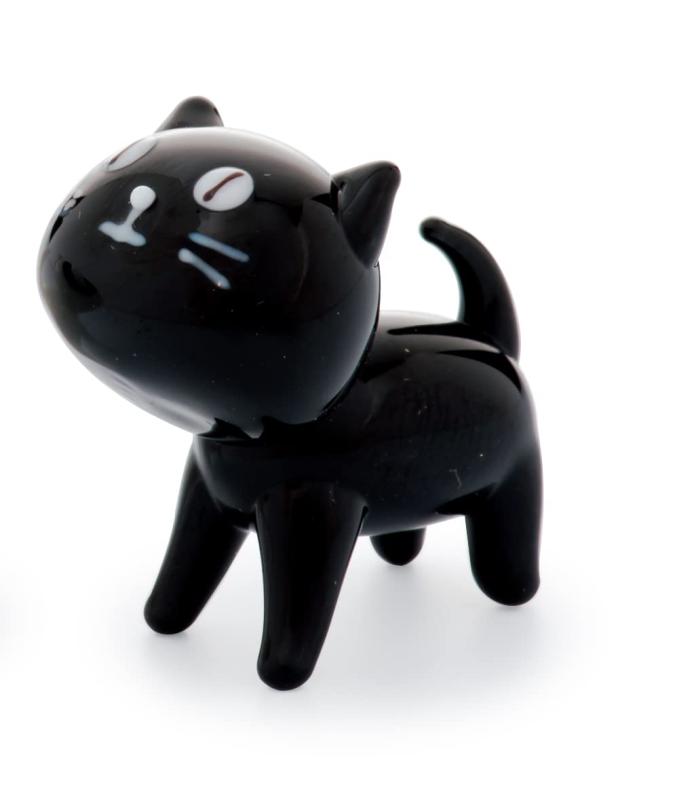 乐天商城 - キャッスルエンタープライズ かわいらしい ガラス細工 【仔猫】