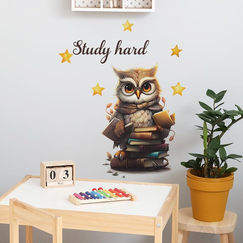 乐天商城 - Mestiker フクロウです ウォールステッカー 動物 可愛い DIY 壁紙シール はがせる おしゃれ 北欧 モダンアート インテリア ポスター ステッカー シール式ステッカー 飾り ウォールデコ ウォー