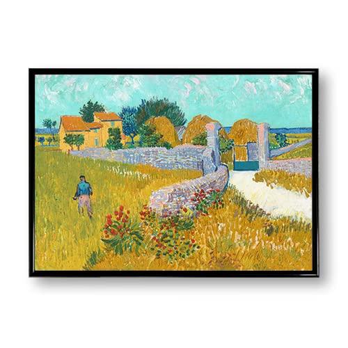 乐天商城 - ポスター ゴッホ プロヴァンスの農家 インテリア アートポスター おしゃれ 絵画 農家