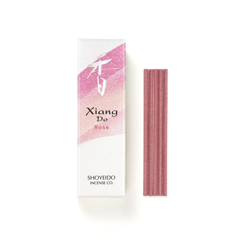 Rakuten - 松栄堂のお香 Xiang Do(シァンドゥ) ローズ ST20本入 簡易香立付 #214502