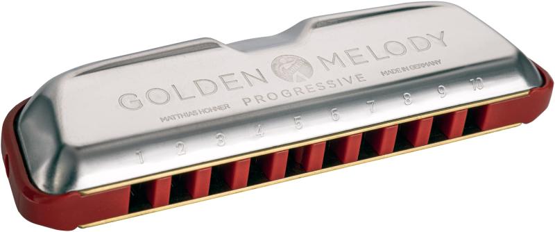 HOHNER ホーナー ゴールデンメロディ・プログレッシブ Golden Melody Progressive 10ホールズハーモニカ
