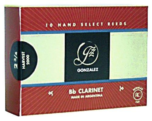 Gonzalez Reeds Regular Cut [RC] ゴンザレス Bbクラリネットリード レギュラーカット