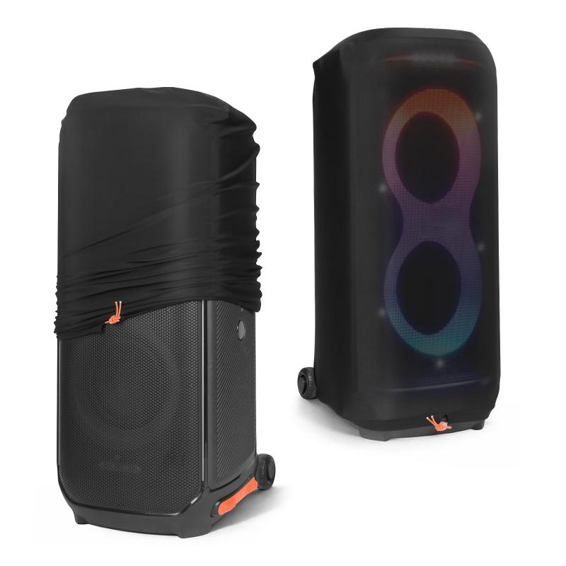 Lichifit for JBL PartyBox 710スピーカー保護カバー ポータブルスピーカー対応 アウトドアパーティー トラベルケース 袖カバー式 伸縮性素材 可洗 スピーカー専用保護アクセサリー