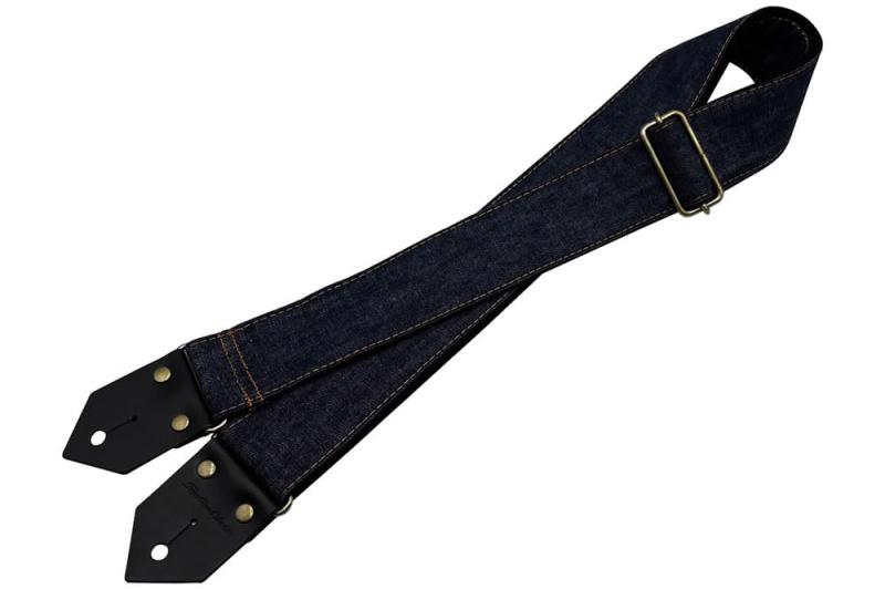  スパイスノート ギターストラップ DENIM Series 国産ムラ糸デニム生地 日本製 全長860mm～1470mm