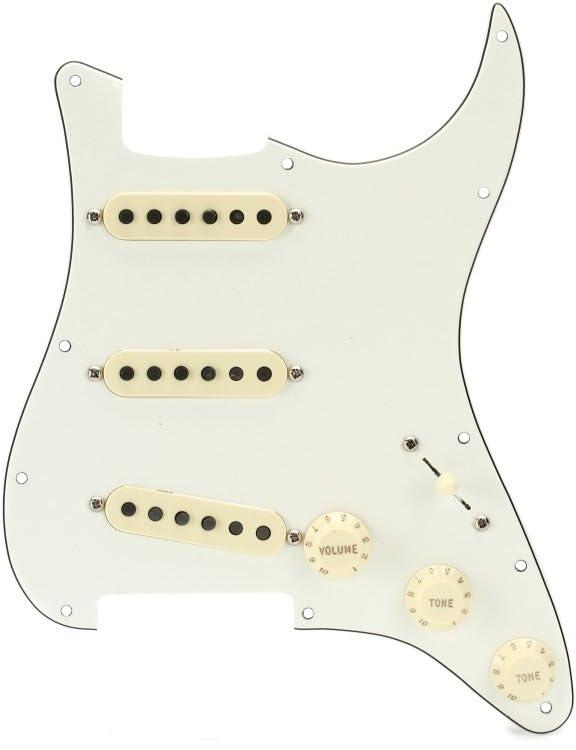 Fender ギターパーツ Pre-Wired Strat Pickguard, Tex-Mex SSS