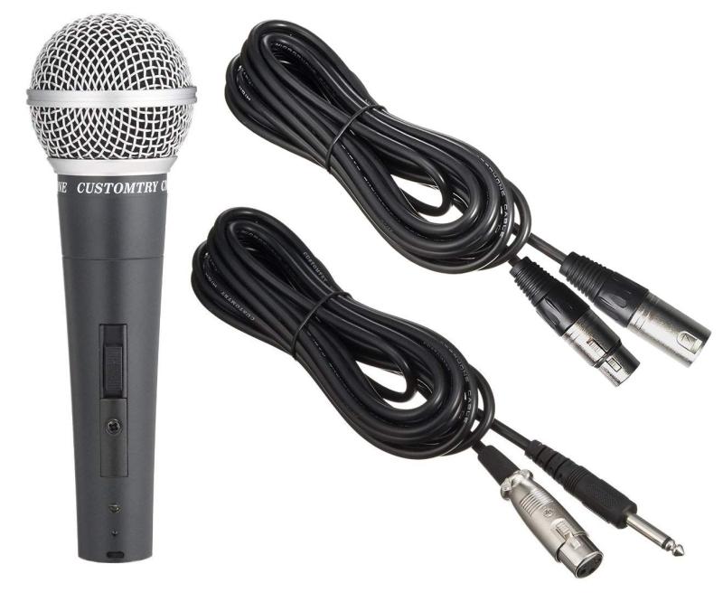 CUSTOMTRY ダイナミックマイク & KC マイクケーブル(XLR-XLR 5m)セット CM-2000 + PU-4500