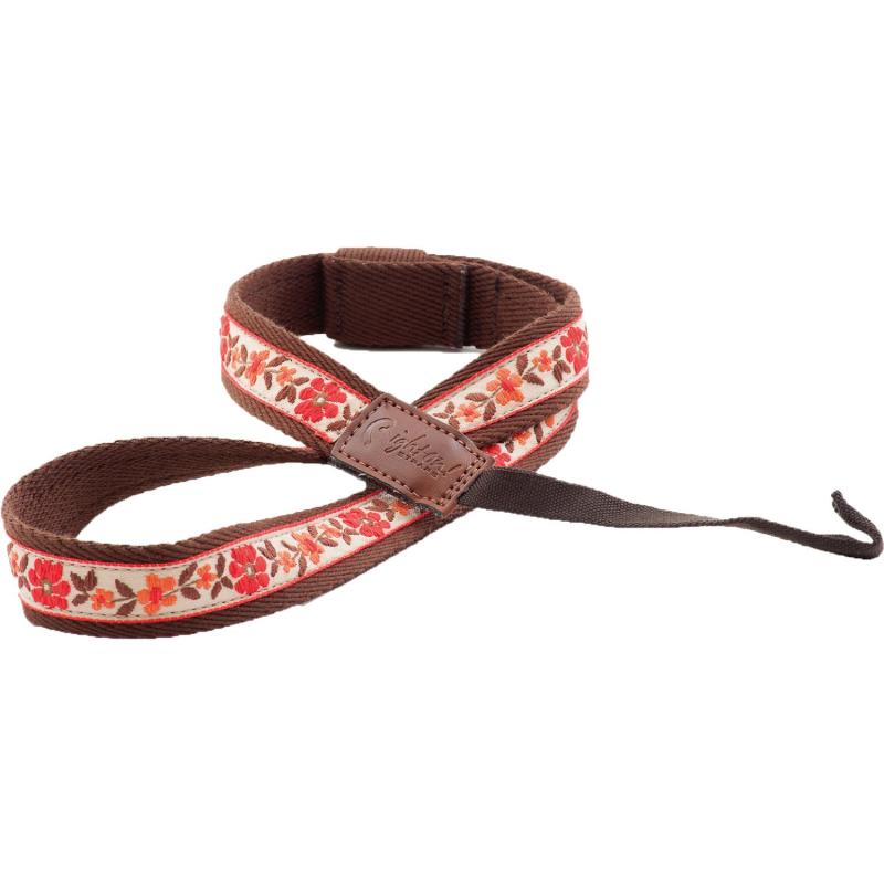 RightOn STRAPS ウクレレストラップ 幅 2.5cm、長さ 54~63cm UKE HOOK