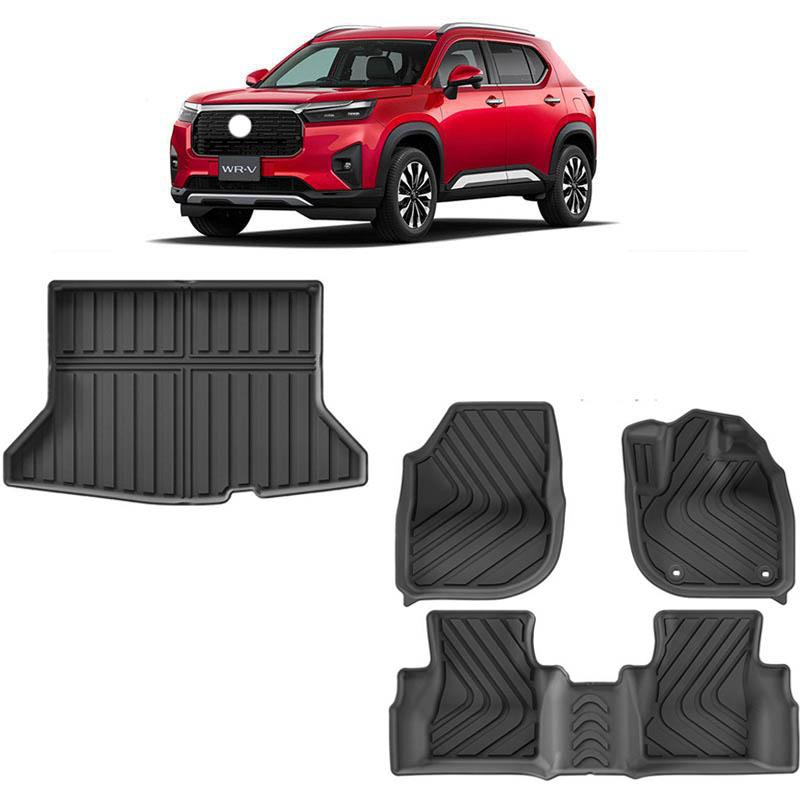 新型 WR-V DG系 ラゲッジトレイ 3D トランクトレイ フロアマット ホンダ WR-V wrv ...