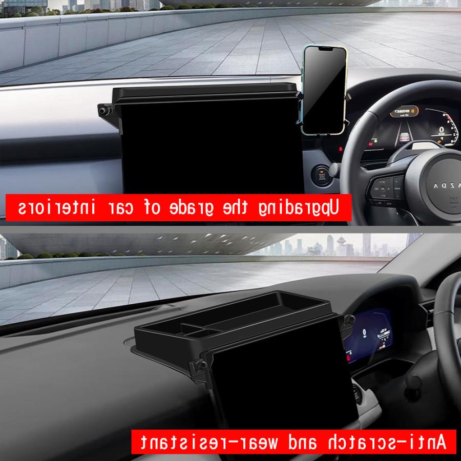 【商品説明】 車種専用設計、一体感MAX！車内整理整頓に大活躍の専用スマホホルダーです。 【適合情報】 新型CX-5 KMYSDP (2026(令和8)年5月FMC後~) S/G/L 全グレード対応 【商品内容】 商品数量：1セット カラー：ブラック 素材：ABS 取付方法：両面テープ取付