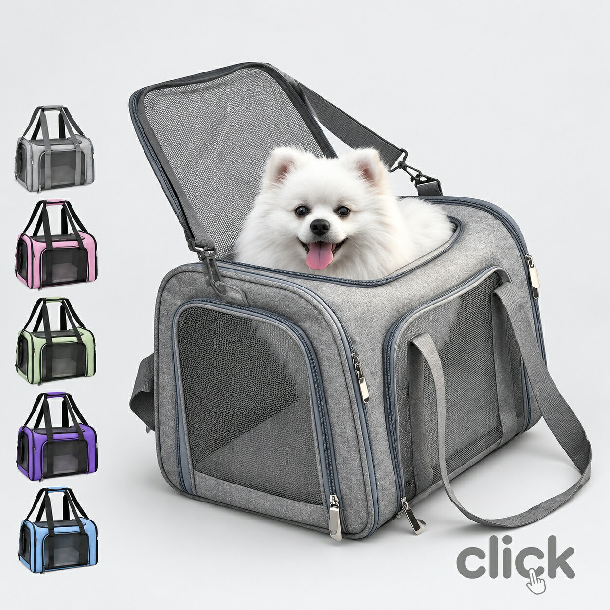 商品の詳細 商品名 多機能ペットキャリー 適応ペット 猫、小型犬 素材 ポリエステル サイズ Sサイズ：40cm*25cm*25CM,重量：0.8kg Mサイズ：45cm*30cm*30CM,重量：1kg Lサイズ：50cm*34cm*34CM,重量：1.2kg 配送方法 佐川急便、ヤマト輸送 送料 ※具体的には当店の送料設定にご覧ください。 ※同一の対応ショップで同一注文・同一配送先へのお買い物合計額が3,980円(税込)以上の時に送料無料になります。 返品・交換 ●サイズ交換する場合、ご注文から2日以内お店までお問合せ下さい。 ●初期不良や弊社都合による著しい発送遅延などが発生した場合は、未使用の商品のみ到着日から7日以内にご連絡頂ければご返金・交換対応させて頂きます。 ◆商品写真はできる限り実物の色に近づけるよう加工しておりますが、お客様のお使いのモニター設定、お部屋の照明等により実際の商品と色味が異なる場合がございます。 ◆サイズ詳細等の測り方はスタッフ間で統一、徹底はしておりますが、若干の誤差がある場合がございます。 ◆プリント生地の商品については、生地の裁断・縫製方法により写真と同様の柄が出ない場合がございます。 ◆生地の特性上、やや匂いが強く感じられるものもございます。 数日のご使用や陰干しなどで気になる匂いはほとんど感じられなくなります。 商品の詳細 商品名 多機能ペットキャリー 適応ペット 猫、小型犬 素材 ポリエステル サイズ Sサイズ：40cm*25cm*25CM,重量：0.8kg Mサイズ：45cm*30cm*30CM,重量：1kg Lサイズ：50cm*34cm*34CM,重量：1.2kg 配送方法 佐川急便、ヤマト輸送 送料 ※具体的には当店の送料設定にご覧ください。 ※同一の対応ショップで同一注文・同一配送先へのお買い物合計額が3,980円(税込)以上の時に送料無料になります。 返品・交換 ●サイズ交換する場合、ご注文から2日以内お店までお問合せ下さい。 ●初期不良や弊社都合による著しい発送遅延などが発生した場合は、未使用の商品のみ到着日から7日以内にご連絡頂ければご返金・交換対応させて頂きます。 ◆商品写真はできる限り実物の色に近づけるよう加工しておりますが、お客様のお使いのモニター設定、お部屋の照明等により実際の商品と色味が異なる場合がございます。 ◆サイズ詳細等の測り方はスタッフ間で統一、徹底はしておりますが、若干の誤差がある場合がございます。 ◆プリント生地の商品については、生地の裁断・縫製方法により写真と同様の柄が出ない場合がございます。 ◆生地の特性上、やや匂いが強く感じられるものもございます。 数日のご使用や陰干しなどで気になる匂いはほとんど感じられなくなります。