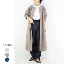 YARRA（ヤラ）麻綿ロングシャツワンピ