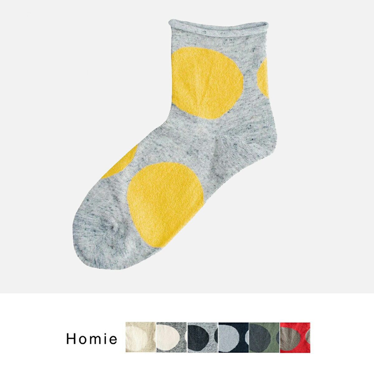 Homie（ホミー）ビッグドットショートソックス
