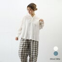 【ラスト1点→50%オフセール】doux bleu (ドゥーブルー)リネンレーヨンスキッパーシャツ
