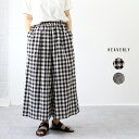 【サマーセール|30%オフセール】HEAVENLY (ヘブンリー)コットン リネン ブロード ワッシャー ワイド パンツ【2025春夏】