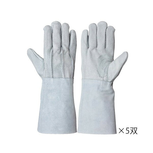 （5双セット）シモン 革手袋 107AK 袖長 袖17cm 牛床革 ノーマーク SIMON