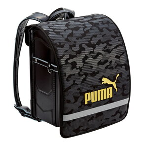 ランドセルカバー（カモ柄） クツワ PUMA 反射板付 小学生 入学 プーマ ランドセル カバー PM307 カモフラージュ柄 丈夫な生地タイプ 男の子 小学校 人気柄 かっこいい 通学 カモフラージュ 安全 梅雨 汚れ防止