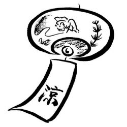 サマー ゴム印(風鈴)印面サイズ:22×22mmゴム印/スタンプ/ハンコ/判子/はんこ暑中見舞い・残暑見舞い