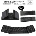 【5/1からP10倍】【新品登場】折りたたみ キーボード Bluetooth 5.1 ワイヤレス キーボード タッチパッド搭載/テンキー搭載 iPad 第10..