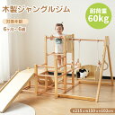 ジャングルジム 天然木 ブランコ すべり台 滑り台 コンパクト 室内 室内遊具 赤ちゃん ベビー 幼児 子供 誕生日プレゼント 送料無料
