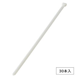 OHM ワイドタイ 屋内用 430mm 白 30本入 WLT-N430-W30P　メーカ直送品　　代引き不可/同梱不可