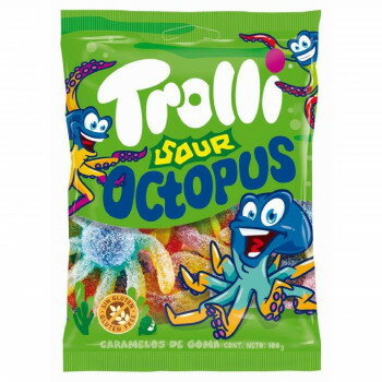 Trolli(トローリ) サワーオクトパス 100g×12個セット　メーカ直送品　　代引き不可/同梱不可