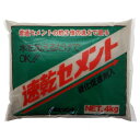 家庭化学工業 速乾セメント 4kg グレ-　メーカ直送品　　代引き不可/同梱不可