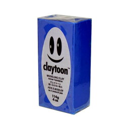 MODELING CLAY(モデリングクレイ)　claytoon(クレイトーン)　カラー油粘土　ブルー　1/4bar(1/4Pound)　6個セット　メーカ直送品　　代引き不可/同梱不可