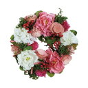 彩か(SAIKA)　Wreath(リース)　Artifical ＆ Natural Wreath　ピンクブルーム　SS　CXO-923SS　メーカ直送品　　代引き不可/同梱不可