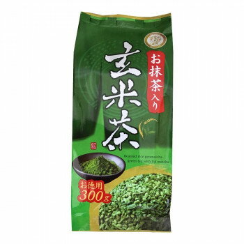 宇治森徳　お徳用抹茶入り玄米茶　300g×20袋　メーカ直送品　　代引き不可/同梱不可