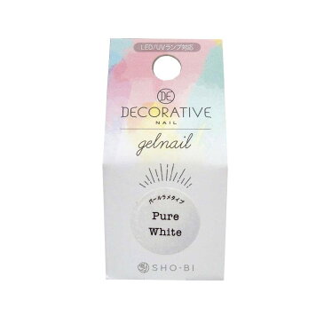 DECORATIVE NAIL デコラティブネイル ジェルネイル カラージェル ピュアホワイト(パールラメタイプ) TN81174　メーカ直送品　　代引き不可/同梱不可