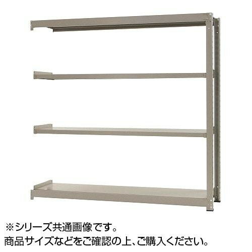 中量ラック　耐荷重300kgタイプ　連結　間口1500×奥行450×高さ1800mm　4段　ニューアイボリー　メーカ直送品　　代引き不可/同梱不可