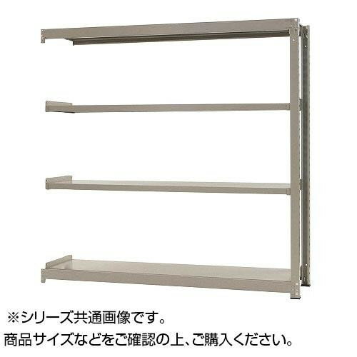 中量ラック　耐荷重500kgタイプ　連結　間口1800×奥行600×高さ1800mm　4段　ニューアイボリー　メーカ直送品　　代引き不可/同梱不可