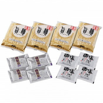 バンプ 「旨麺」岩塩ラーメン(磯紫菜付) 4食セット FG-4i メーカ直送品 代引き不可/同梱不可