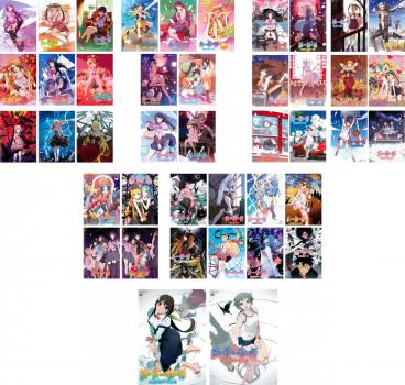 物語シリーズ(42枚セット)化、傷、偽、猫 黒、猫 白、傾、囮、鬼、恋、花、憑、暦、終、続 終【全巻セット アニメ 中古 DVD】送料無料 レンタル落ち