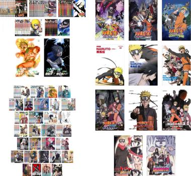 ナルト DVD レンタル TV版(194枚) + 劇場版(11枚) 全巻セット vt477297.jpg