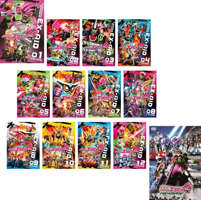 仮面ライダー　エグゼイド　テレビシリーズ　全巻セット 未開封　dvd 楽天市場】仮面 ライダー エグゼイド セット（CD・DVD）の通販