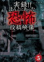 実録!!ほんとにあった恐怖の投稿映像 5【邦画 中古 DVD】メール便可 ケース無:: レンタル落ち