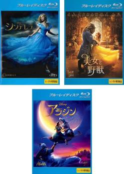 【ご奉仕価格】ディズニープリンセス 実写映画(3枚セット)シンデレラ + 美女と野獣 + アラジン  ...