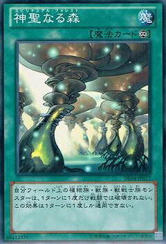 遊戯王OCG デュエルモンスターズ 神聖なる森 DE04 DE04-JP077 【中古】