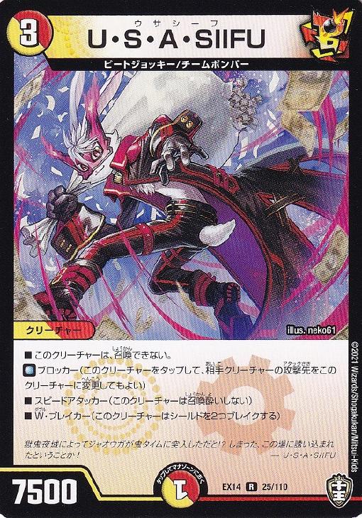 �ǥ奨�롦�ޥ������� U��S��A��SIIFU EX14 EX14 25/110 R ����š�