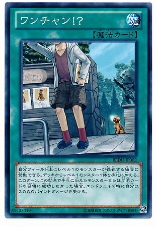 遊戯王OCG デュエルモンスターズ ワンチャン!? REDU REDU-JP062 【中古】